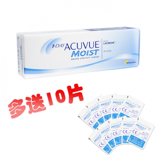 1 DAY ACUVUE MOIST 每日即棄隱形眼鏡 [多種度數]