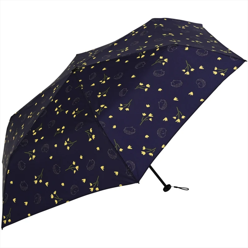 NIFTY COLORS 日本可愛刺猬碳輕量迷你雨傘 (縮骨遮)