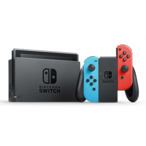 Nintendo Switch 遊戲主機 [電池持續時間加長型號] [紅藍色]