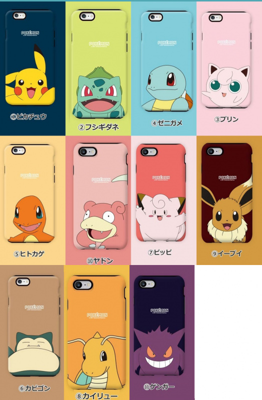 Pokemon比卡超系列 iPhone CASE [3尺寸][11款]