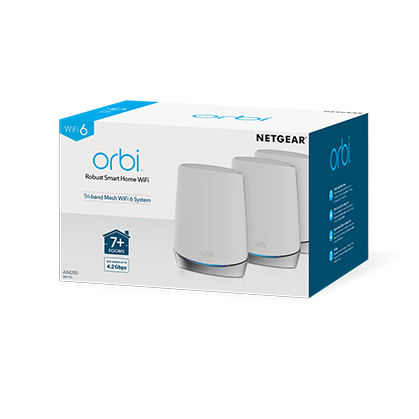 Netgear Orbi RBK753 三頻 Mesh WiFi 6路由器 (AX4200) [3件裝] [送5M網路線]