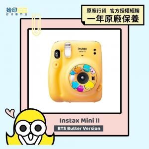 instax Mini 11 BTS Butter version 即影即有相機 香港原廠行貨一年保養 (黃色)