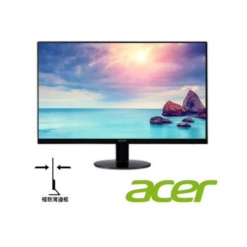 Acer 21.5" IPS 超薄邊框高清電腦螢幕 [SA220Q]