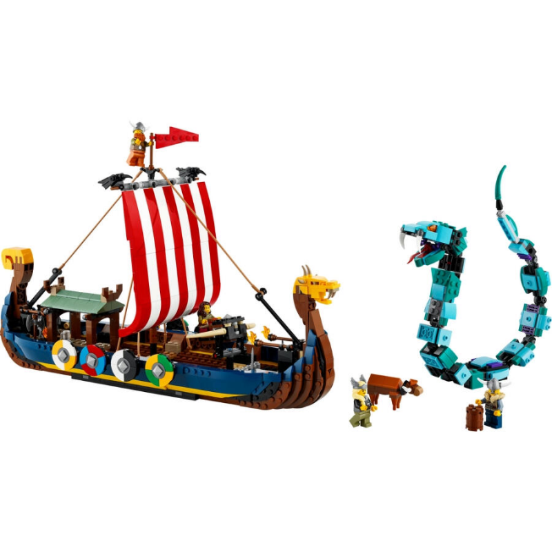 LEGO 31132 維京戰船與塵世巨蟒 (Creator 3in1)
