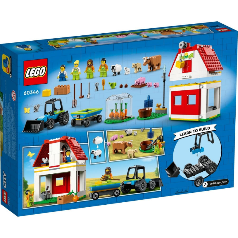 LEGO 60346 穀倉和農場動物