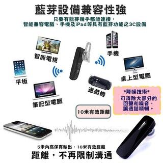 耳掛式藍牙耳機無線藍芽耳機車用免持入耳藍芽智能降噪通話音樂line 拍照超長待機 Ear Hook Bluetooth Headset Wireless Bluetooth Headset Car