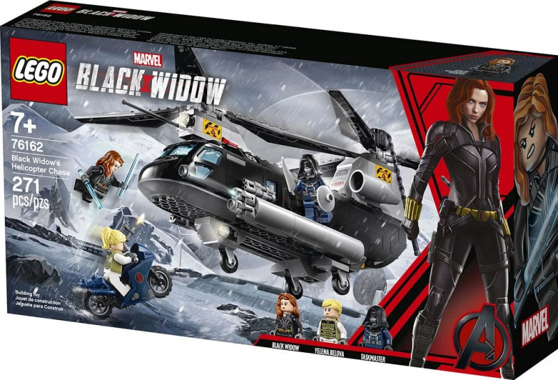 LEGO 76162 黑寡婦直升機追逐 Black Widow’s Helicopter Chase