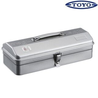 TOYO 提把山型工具箱 收納盒 手提箱 Y-350 SV 銀 TOYO Handle Mountain Tool Box Storage Box Suitcase Y-350 SV Silver