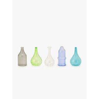 [現貨～] 日本 一輪插 花器 花瓶 五件組 #玻璃 [Spot~] Japan round flower arrangement vase five-piece set #glass
