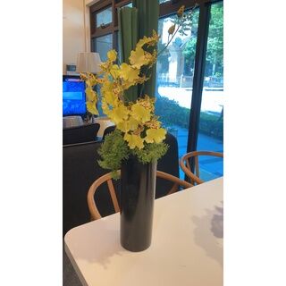 二手 裝飾花+花瓶 可議價  自取 Second-hand decorative flower + vase negotiable self-collection