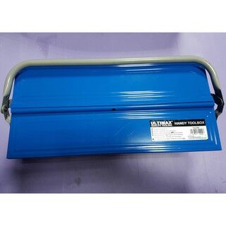 工具箱 大 ULTIMAX 18吋 雙開設計 藍色鐵殼 Toolbox Large ULTIMAX 18-inch double-opening blue steel case
