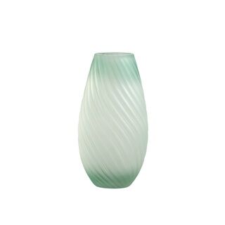 創意輕奢綠色蒙砂玻璃花瓶簡約高級感客廳水培裝飾工藝品擺件 Creative light luxury green frosted glass vase simple high-end living room hydroponic decorative crafts ornaments
