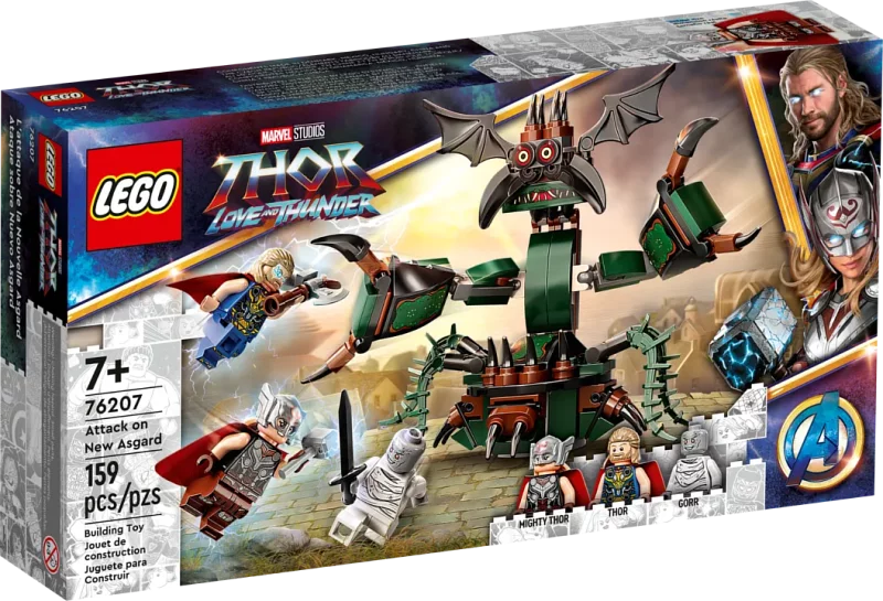 LEGO 76239 Batmobile™ Tumbler Scarecrow™ Showdown 蝙蝠車戰車對決 (蝙蝠俠三部曲，DC Comics) + LEGO 76207 Attack on New Asgard (Thor: Love and Thunder 雷神奇俠4，Marvel 漫威)