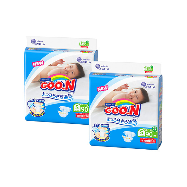 日本內銷版 Goo.N大王尿片 (增量裝) [2包裝] [3尺寸]