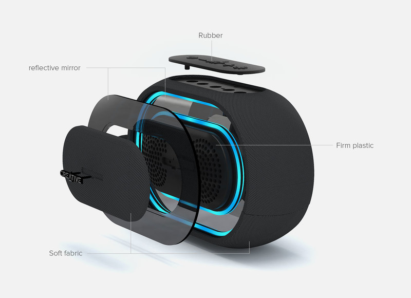 Price限时购 - Creative Halo RGB灯光秀蓝牙喇