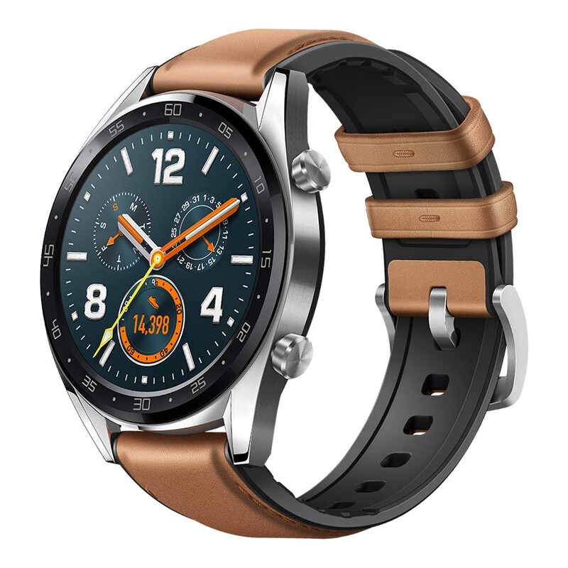 huawei gt active ftn-b19 智能手表 [啡色/46mm]