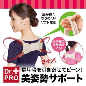 日本dr Pro 脊椎姿勢矯正帶 Carefree Online