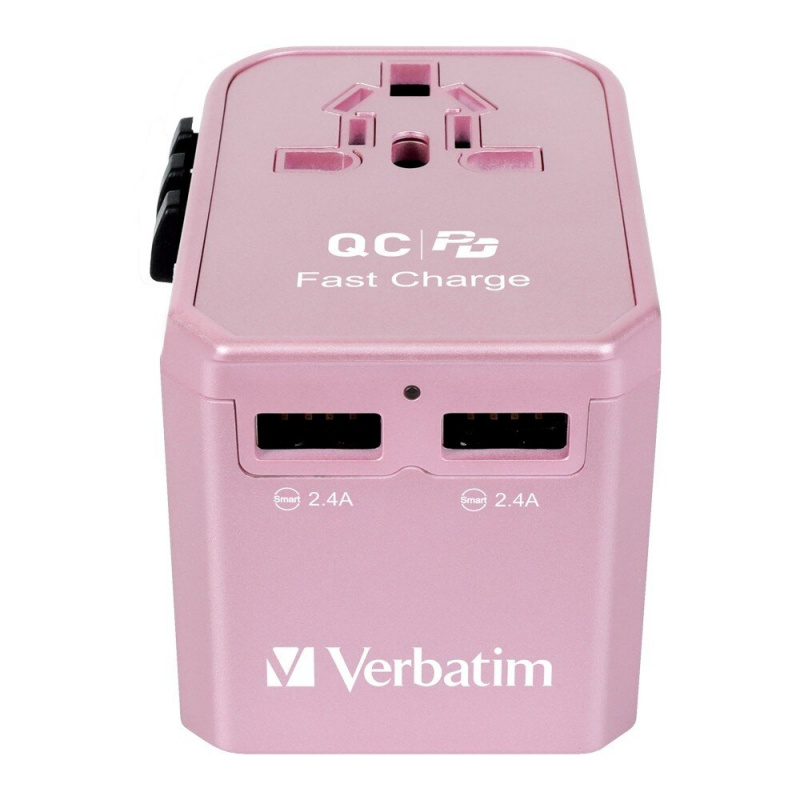 Verbatim 4 Ports QC/PD 45W 旅行充電器 [2色]