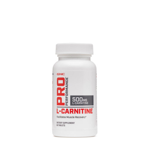 GNC L carnitine 燃脂因子左旋肉鹼 卡尼丁500毫克 (60粒）