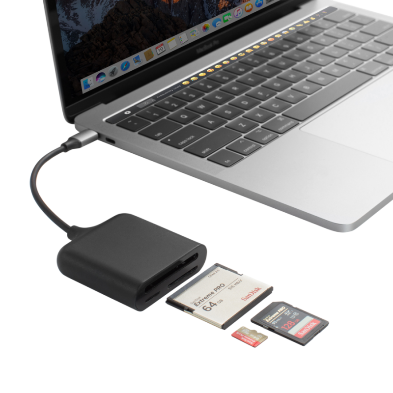 HyperDrive USB-C Pro Card Reader D209-Black