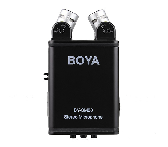 (香港行貨)  一年保養 BOYA BY-SM80 電容式雙聲道立體聲麥克風