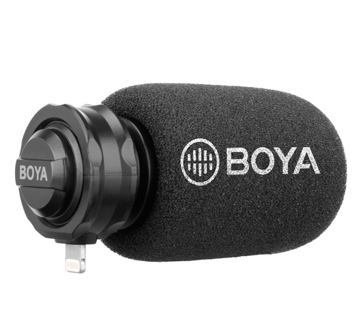 (香港行貨)  一年保養 BOYA Lightning Digital Stereo Microphone BY-DM200
