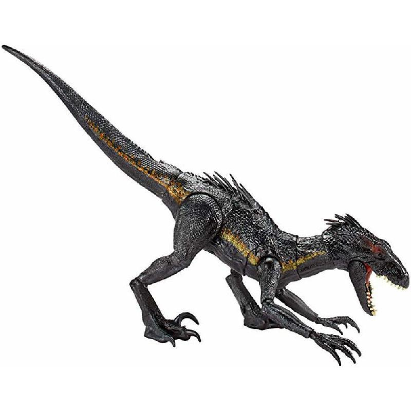 毛絨玩具栩栩如生的 Indoraptor 侏罗纪世界可动人偶可调节恐龙玩具男孩电影恐龙模型玩具儿童礼物