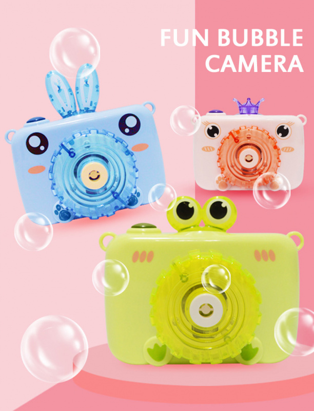 吹泡泡2021新款儿童玩具卡通动物泡泡机灯光音乐自动吹泡泡相机儿童礼品玩具