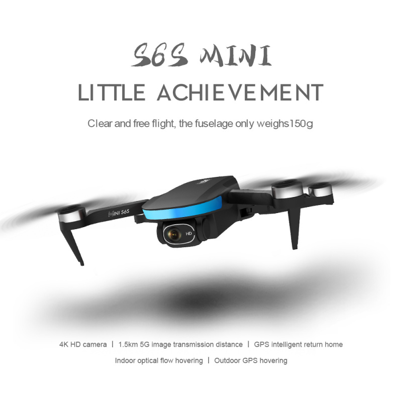 男孩玩具XYRC S6S 迷你 GPS 无人机 4K 专业双高清 EIS 相机光流 5G Wifi 无刷折叠四轴飞行器遥控直升机玩具