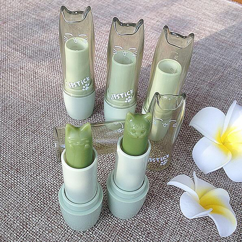 替芯30 件12 1 毫米透明貓耳朵空口紅胭脂可再填充容器 美容化妝品口紅潤唇膏分罐 中廣辦公批發中心