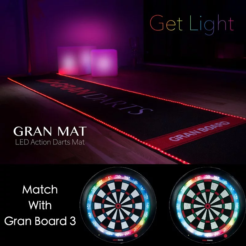Gran Darts Gran Board 3 專用 LED燈地氈