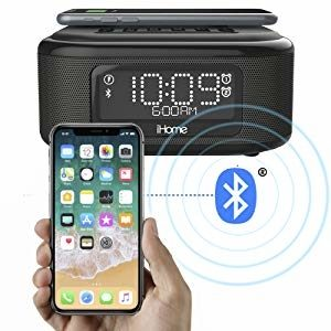 iHom IBTW23 Alarm With Wireless Charging Speaker