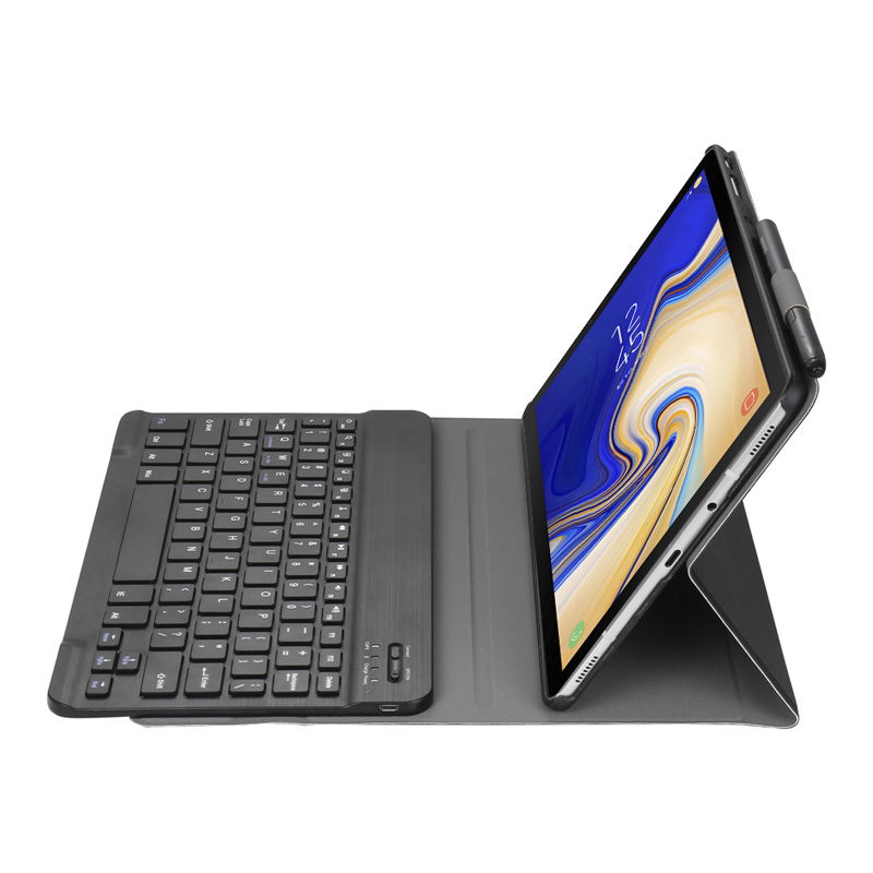 三星Tab S4 T830藍牙鍵盤保護套 T835/T837皮套 10.5英寸平板外殼包