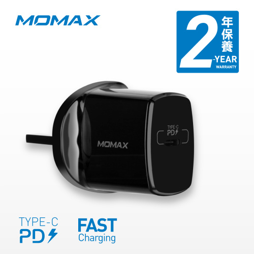 ONE Plug 單輸出 Type-C PD 充電器 18W 英規 UM10UK [2色]