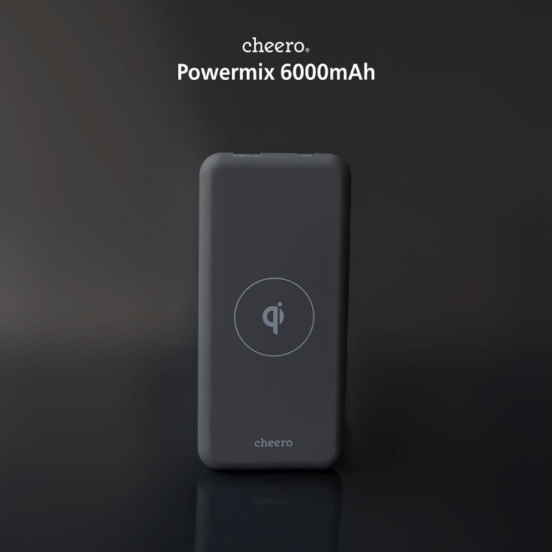 CHEERO - Powermix 6000mAh 無線充電流動電源