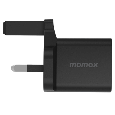 Momax OnePlug 20W 迷你PD快速充電器 黑色 UM25UKD