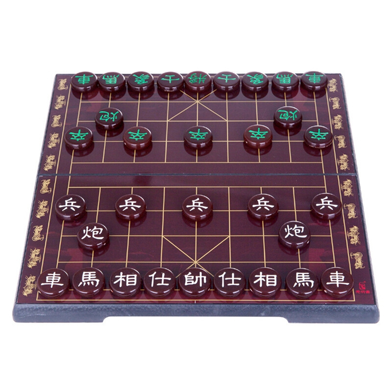 兒童棋便携式中国象棋 象棋 磁性旅游棋盘游戏套装传统象棋经典教育策略游戏