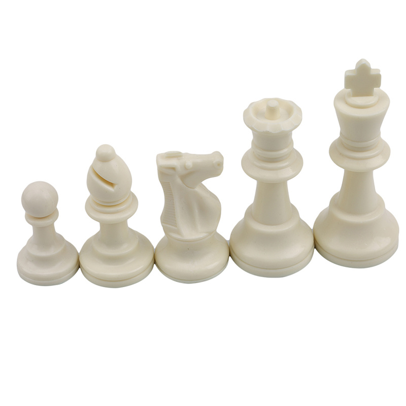 兒童棋1 套国际象棋棋子 8.5 厘米国王棋子成人儿童塑料国际象棋人物比赛游戏玩具双陆棋