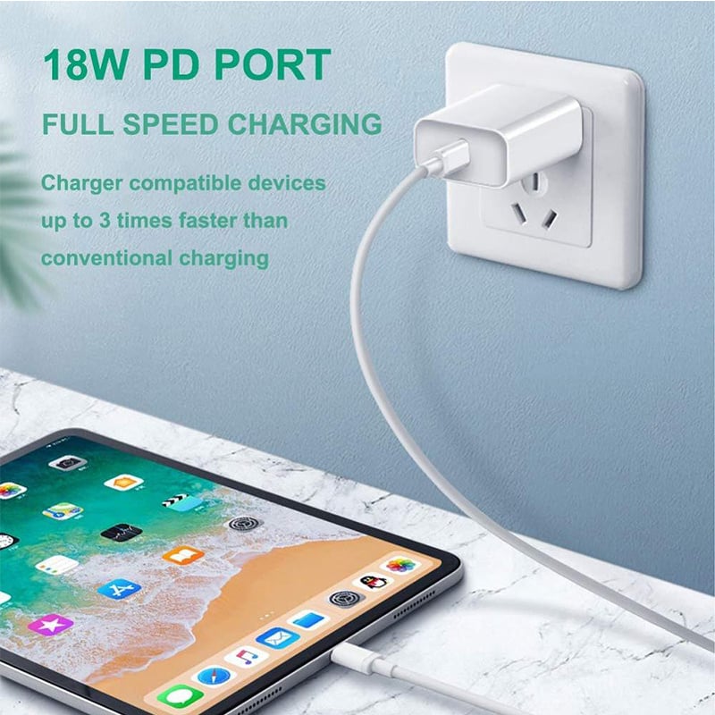 手機充電線5PCS Fast Charging USB Charger Cable For iPhone 13 12 11 Pro Max Xs X 8 7 6 6s Plus SE USB C Cable iPad Pro PD Cable Wire Cord
