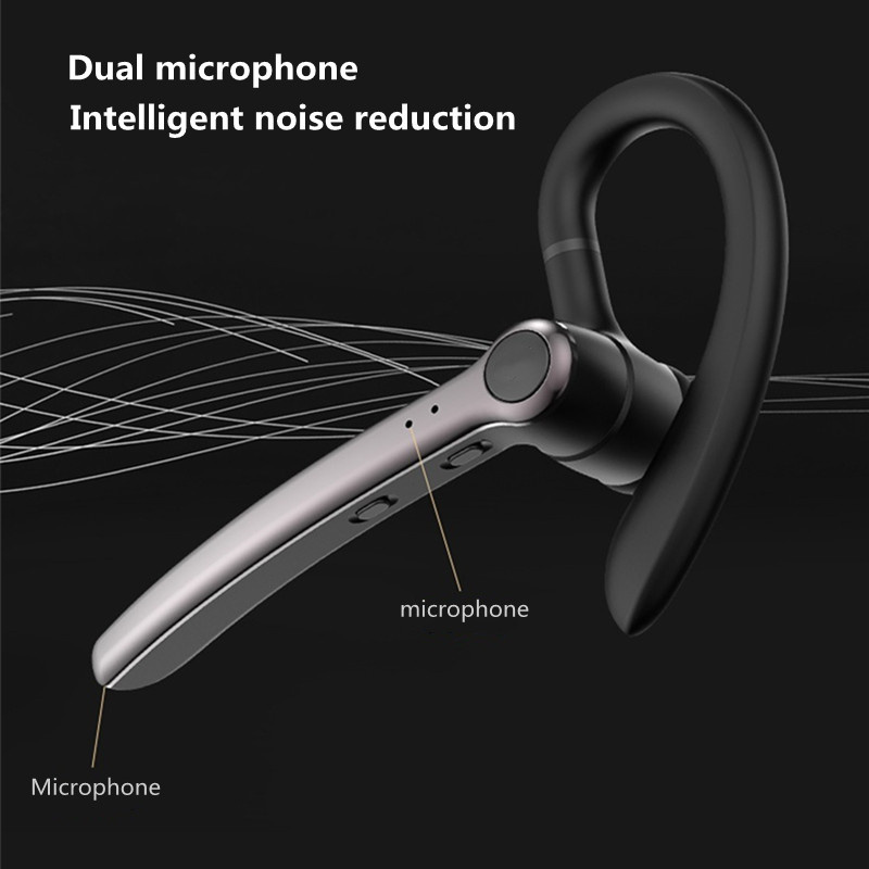 手機耳機Newest Handsfree Bluetooth 5.2 Headset Wireless Headphones HD Dual Microphone Smart Noise Reduction Earphone for All Sma