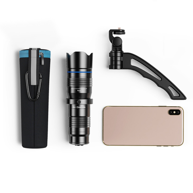 APEXEL HD Metal 20-40x zoom telescope telephoto lens monocular phone camera lens+ mini tripod for Samsung iPhone all Smartphones