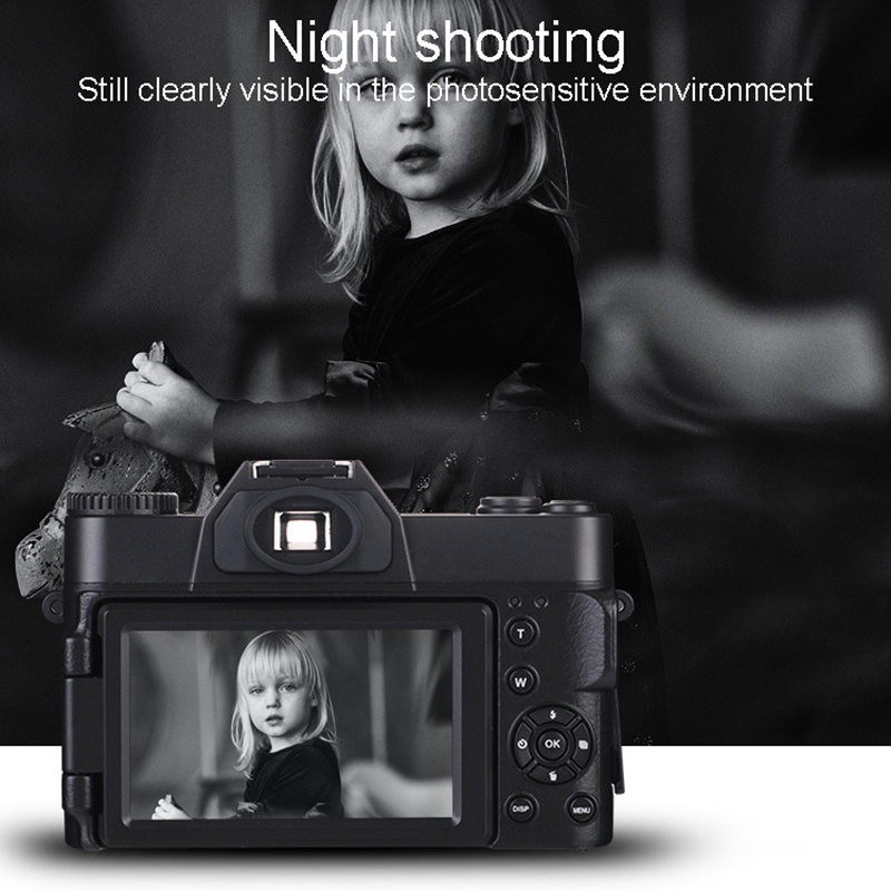 零售数码相机 4K 高清 3000 万像素入门无反光镜数码相机 WIFI 相机，适合初学者
