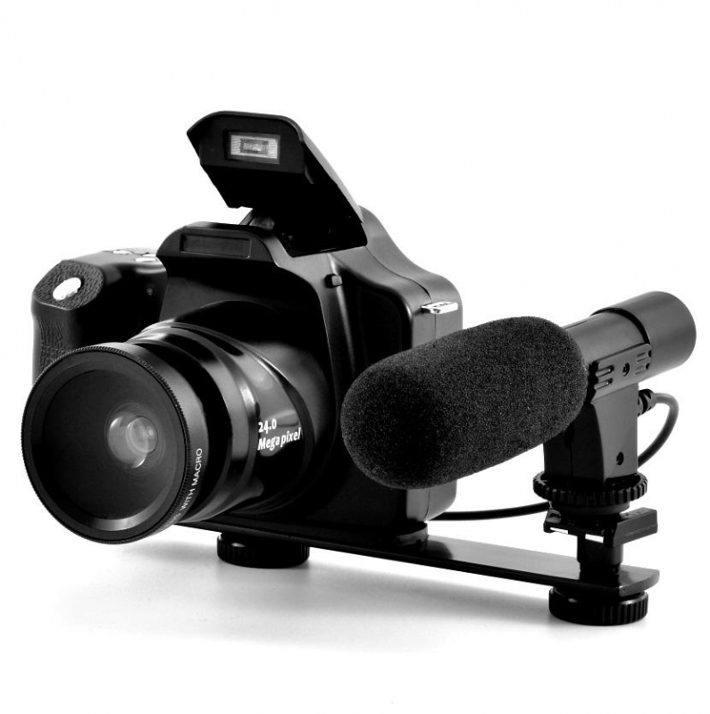 1PC 18x 專業高清數碼相機無反光鏡 1080P 3.0 英寸液晶屏 Tf 卡即時相機拍攝視頻批發