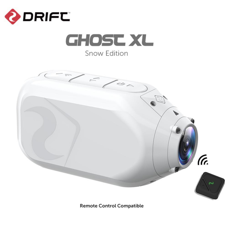 Drift Ghost XL 摩托車自行車頭盔運動攝像頭動作視頻攝像頭高清 1080P WiFi IPX7 防水 9 小時電池壽命攝像頭