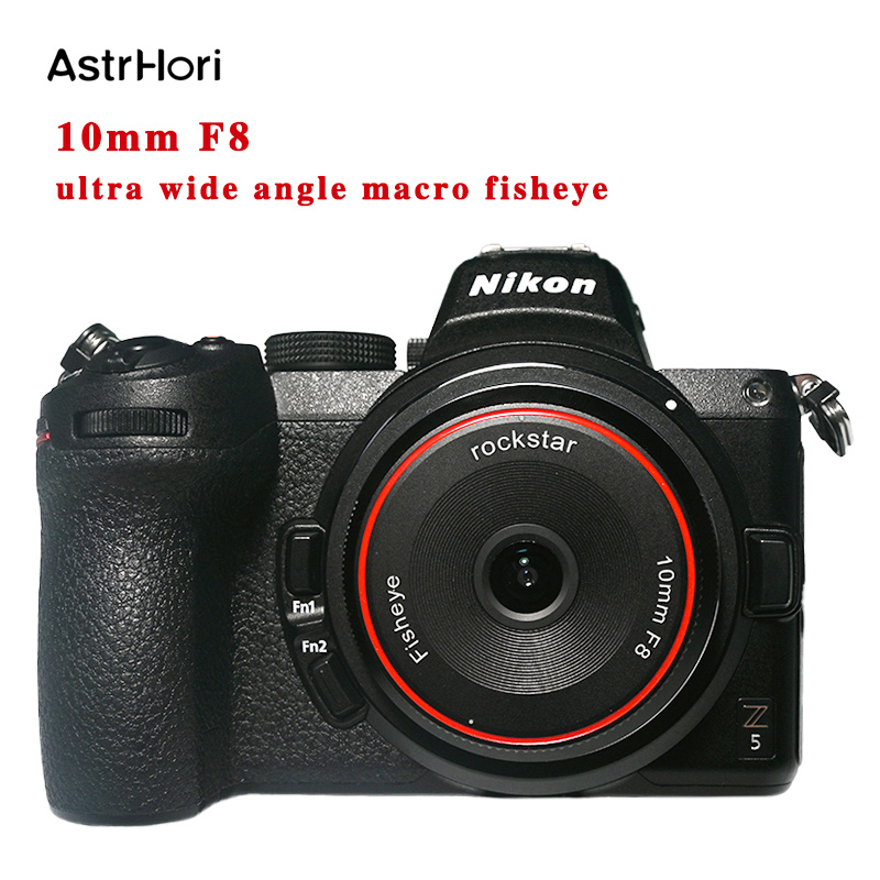 AstrHori 10mm F8 超廣角微距魚眼鏡頭適用於富士 X 佳能 M 索尼 E 尼康 Z M4 3 卡口相機 APS-C 畫幅鏡頭