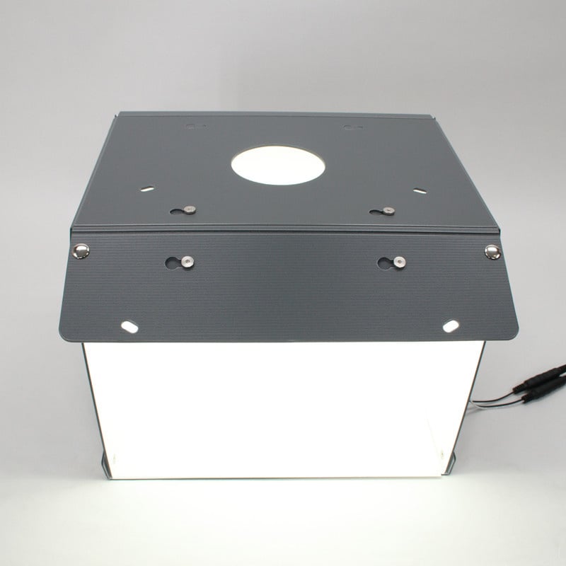 新款SANOTO迷你影樓箱攝影背景便攜柔光箱LED燈影樓折疊影樓柔光箱