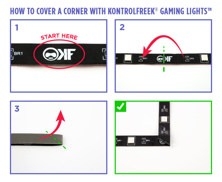KontrolFreek Gaming Lights USB 燈帶 55"