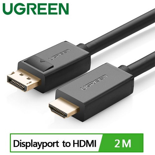 綠聯-10202 DP1.2 轉HDMI線/DisplayPort轉4K HDMI-2m線
