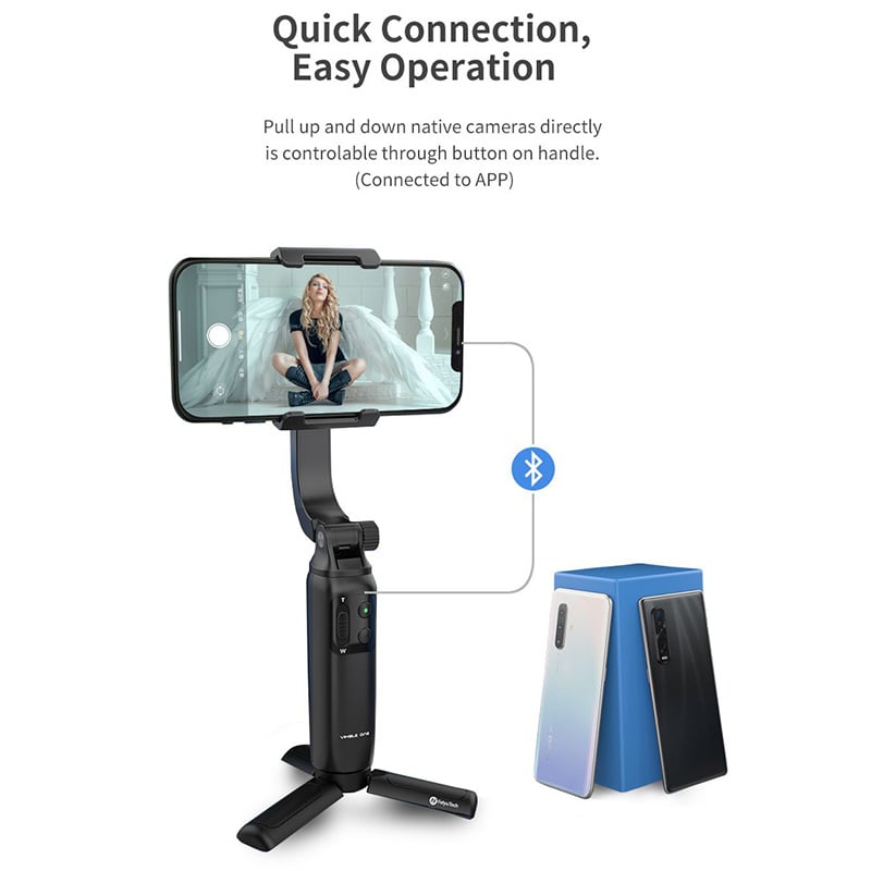 FeiyuTech 官方 Vimble One 自拍杆雲台手機適用於智能手機 iPhone 小米 Redmi 華為三星手持穩定器