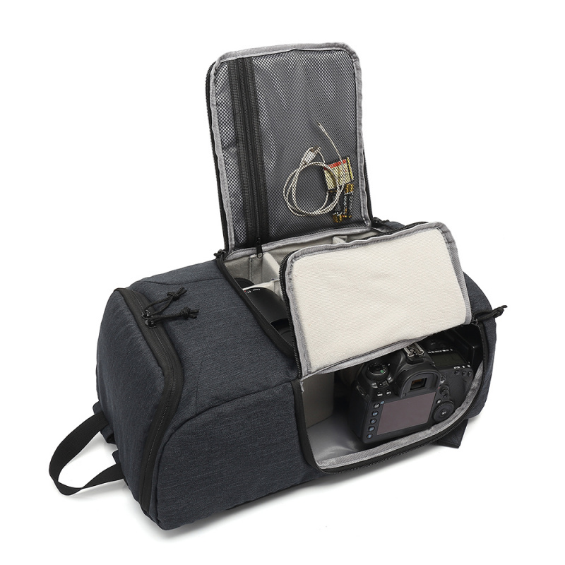 防水相機包照片相機背包佳能尼康索尼小米筆記本電腦數碼單反相機便攜旅行三腳架鏡頭袋視頻包